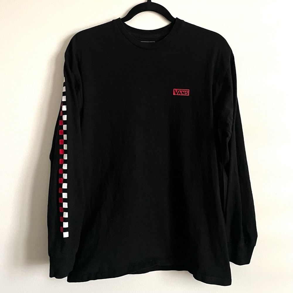 VANS Two Tone Checker Long Sleeve T-Shirt